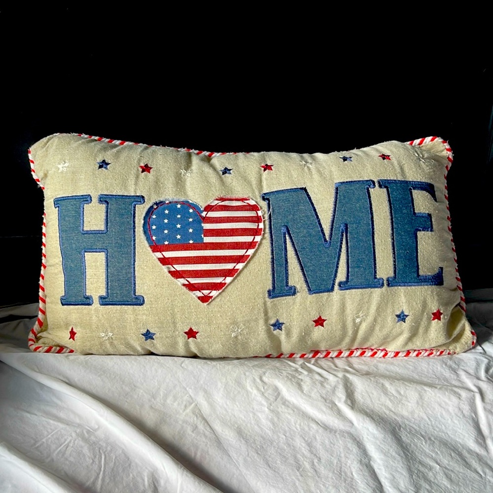 Store house declaration pillow 18”x 10”